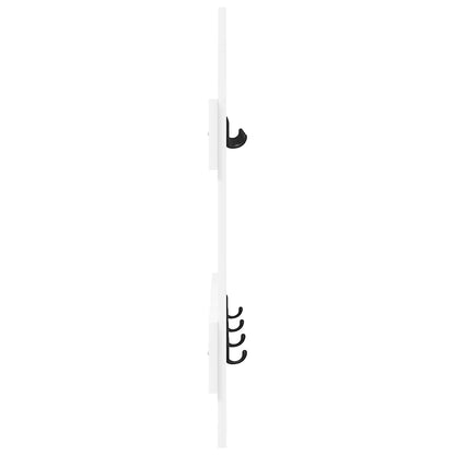 Wall-Mounted Coat Rack Wall-Mounted White 60 x 3 x 82 cm