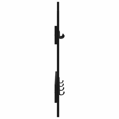 Wall-Mounted Coat Rack Wall-Mounted Black Oak 60 x 3 x 82 cm