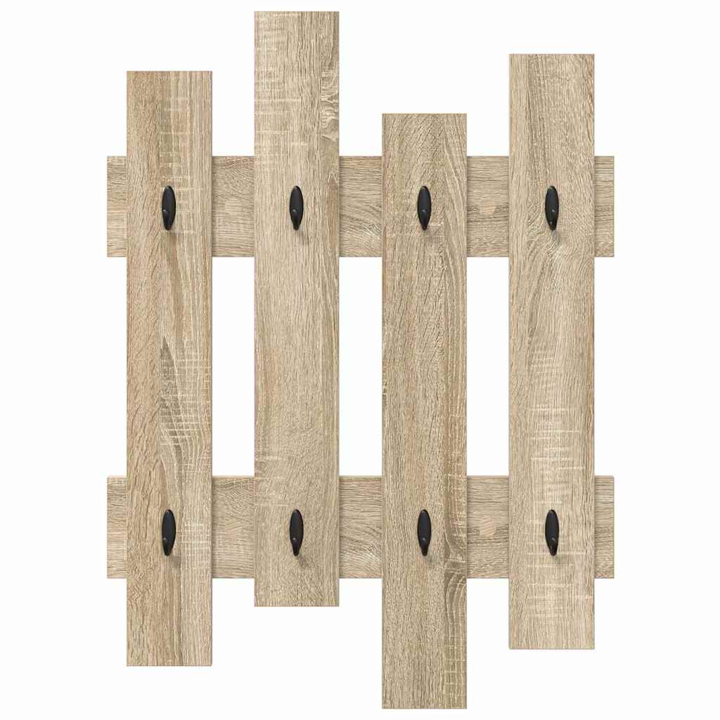 Wall-Mounted Coat Rack Wall-Mounted Sonoma Oak 60 x 3 x 82 cm