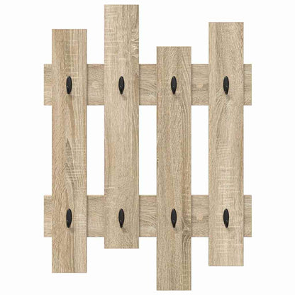 Wall-Mounted Coat Rack Wall-Mounted Sonoma Oak 60 x 3 x 82 cm