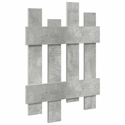 Wall-Mounted Coat Rack Wall-Mounted Concrete Grey
