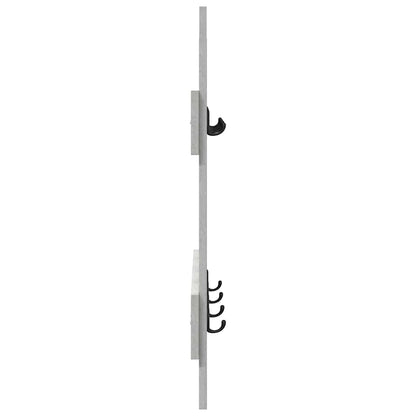 Wall-Mounted Coat Rack Wall-Mounted Concrete Grey
