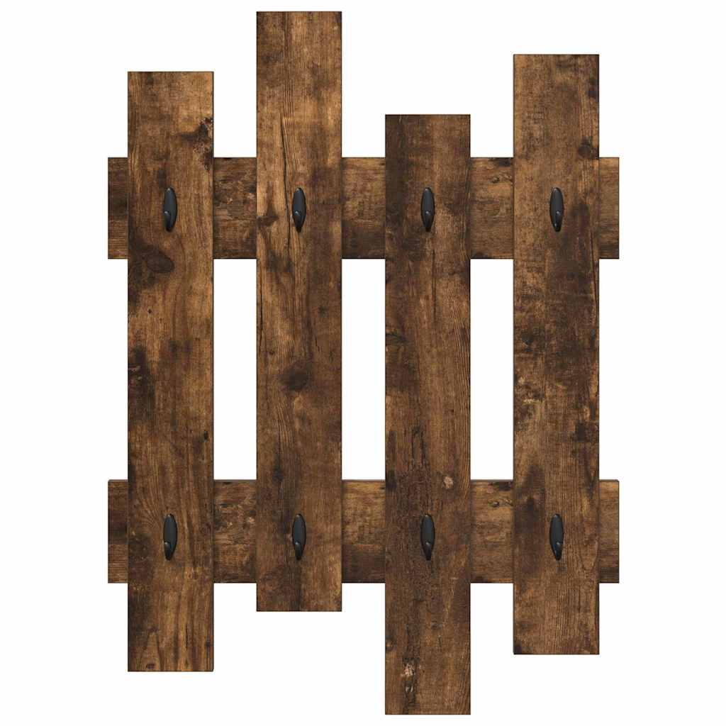 Wall-Mounted Coat Rack Wall-mounted Smoked Oak 60 x 3 x 82 cm