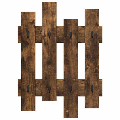 Wall-Mounted Coat Rack Wall-Mounted Smoked Oak 60 x 3 x 82 cm