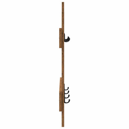Wall-Mounted Coat Rack Old Wood 60 x 3 x 82 cm Engineered wood