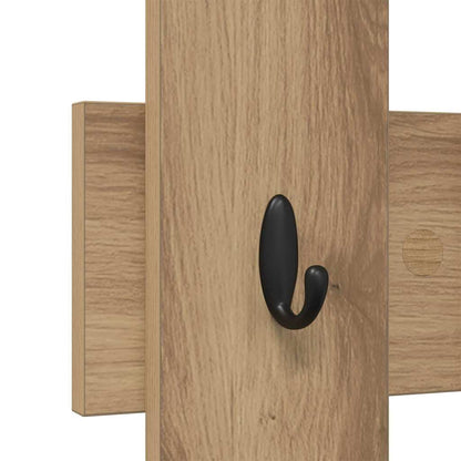 Wall-Mounted Coat Rack Wall-mounted Artisan Oak 60 x 3 x 82 cm