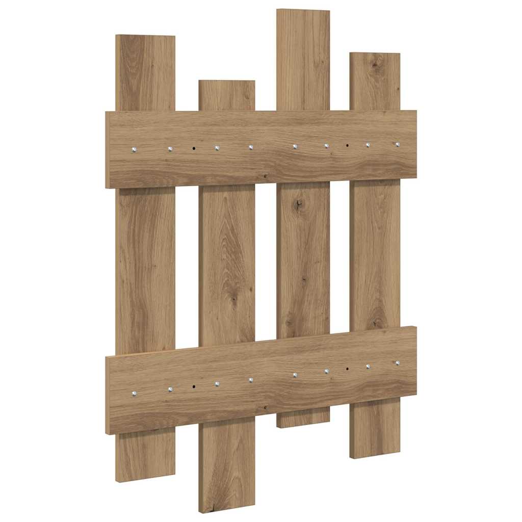 Wall-Mounted Coat Rack Wall-mounted Artisan Oak 60 x 3 x 82 cm