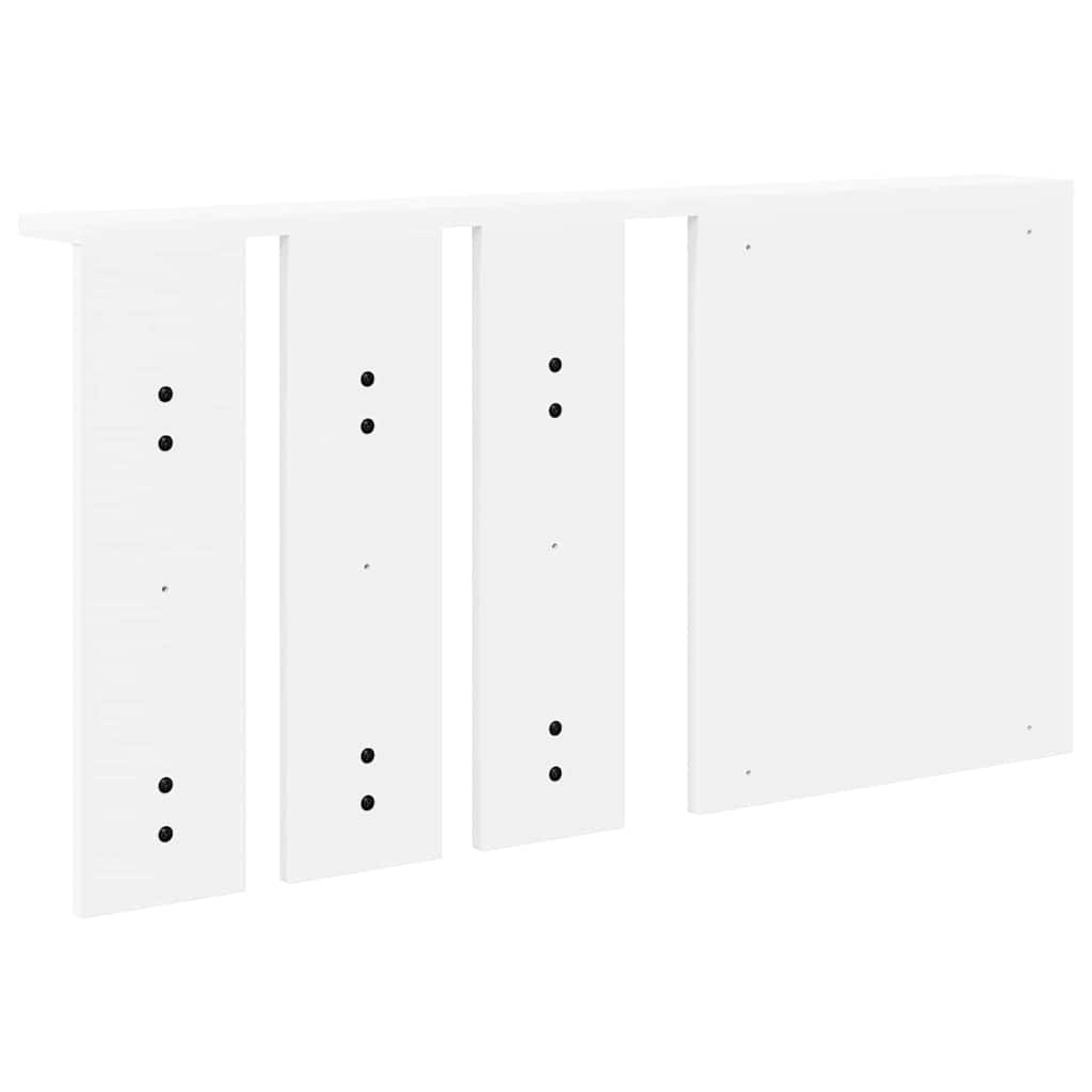Wall-Mounted Coat Rack White 85 x 10 x 45 cm Engineered wood
