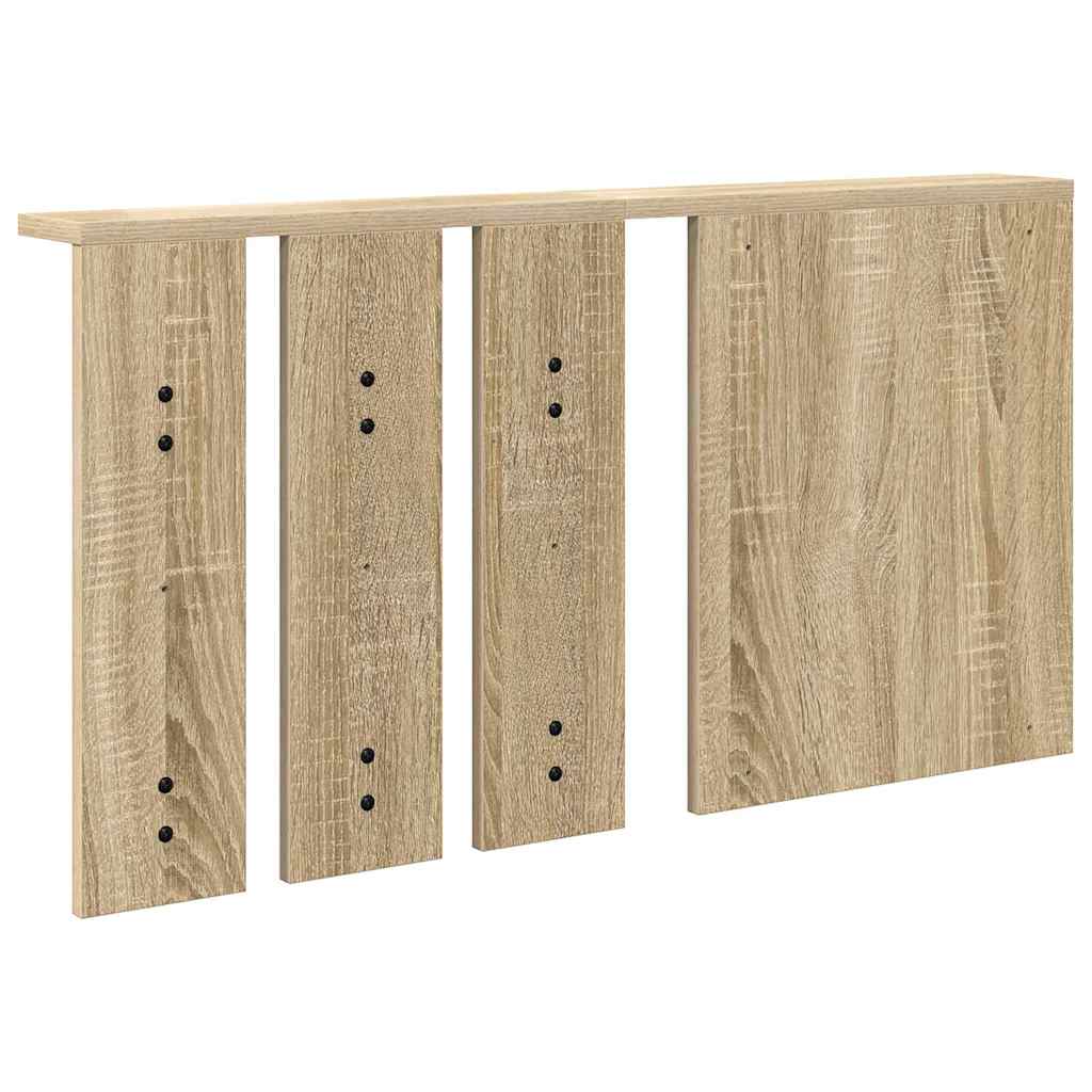 Wall-Mounted Coat Rack with Shelf Sonoma oak 85 x 10 x 45 cm