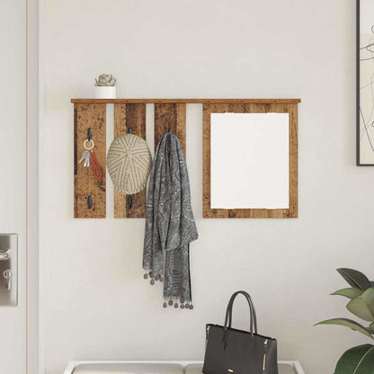 Wall-Mounted Coat Rack Old wood 85 x 10 x 45 cm Engineered wood