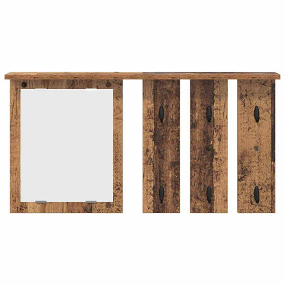 Wall-Mounted Coat Rack Old wood 85 x 10 x 45 cm Engineered wood