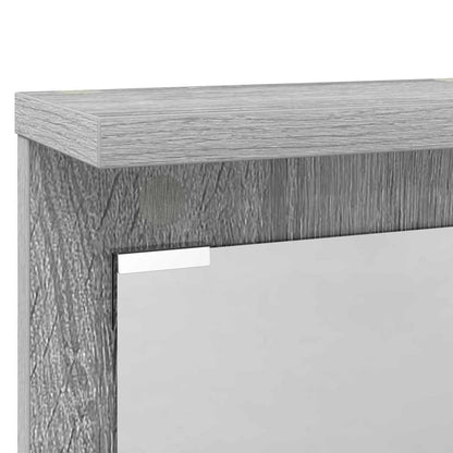 Wall-Mounted Coat Rack Wall-Mounted Grey sonoma 84 x 10 x 80 cm