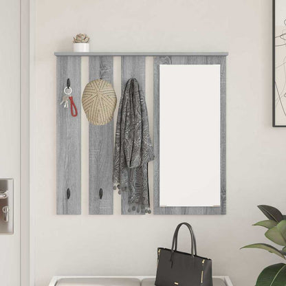 Wall-Mounted Coat Rack Wall-Mounted Grey sonoma 84 x 10 x 80 cm