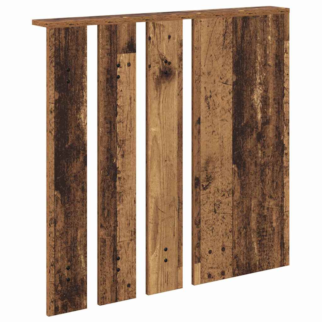 Wall-Mounted Coat Rack Old wood 84 x 10 x 80 cm Engineered wood