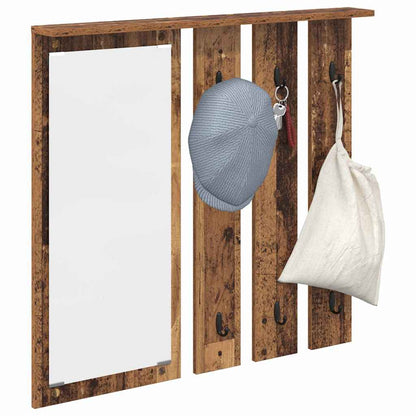 Wall-Mounted Coat Rack Old wood 84 x 10 x 80 cm Engineered wood