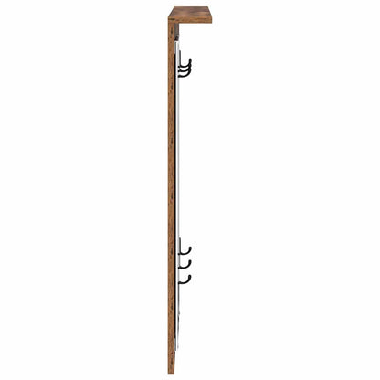Wall-Mounted Coat Rack Old wood 84 x 10 x 80 cm Engineered wood