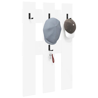 Wall-Mounted Coat Rack Wall-Mounted White 65 x 3 x 100 cm
