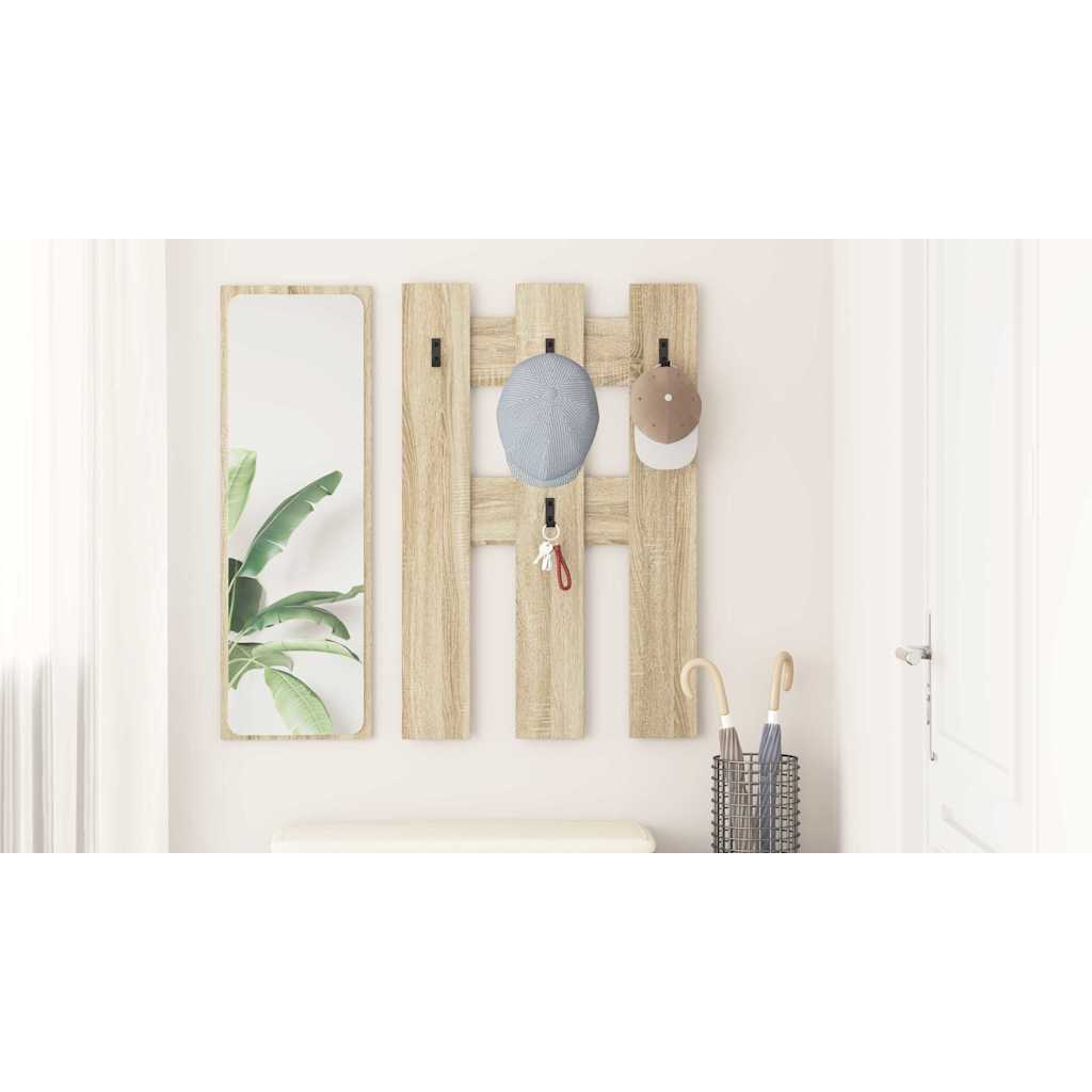 Wall-Mounted Coat Rack Wall-mounted Sonoma Oak 65 x 3 x 100 cm