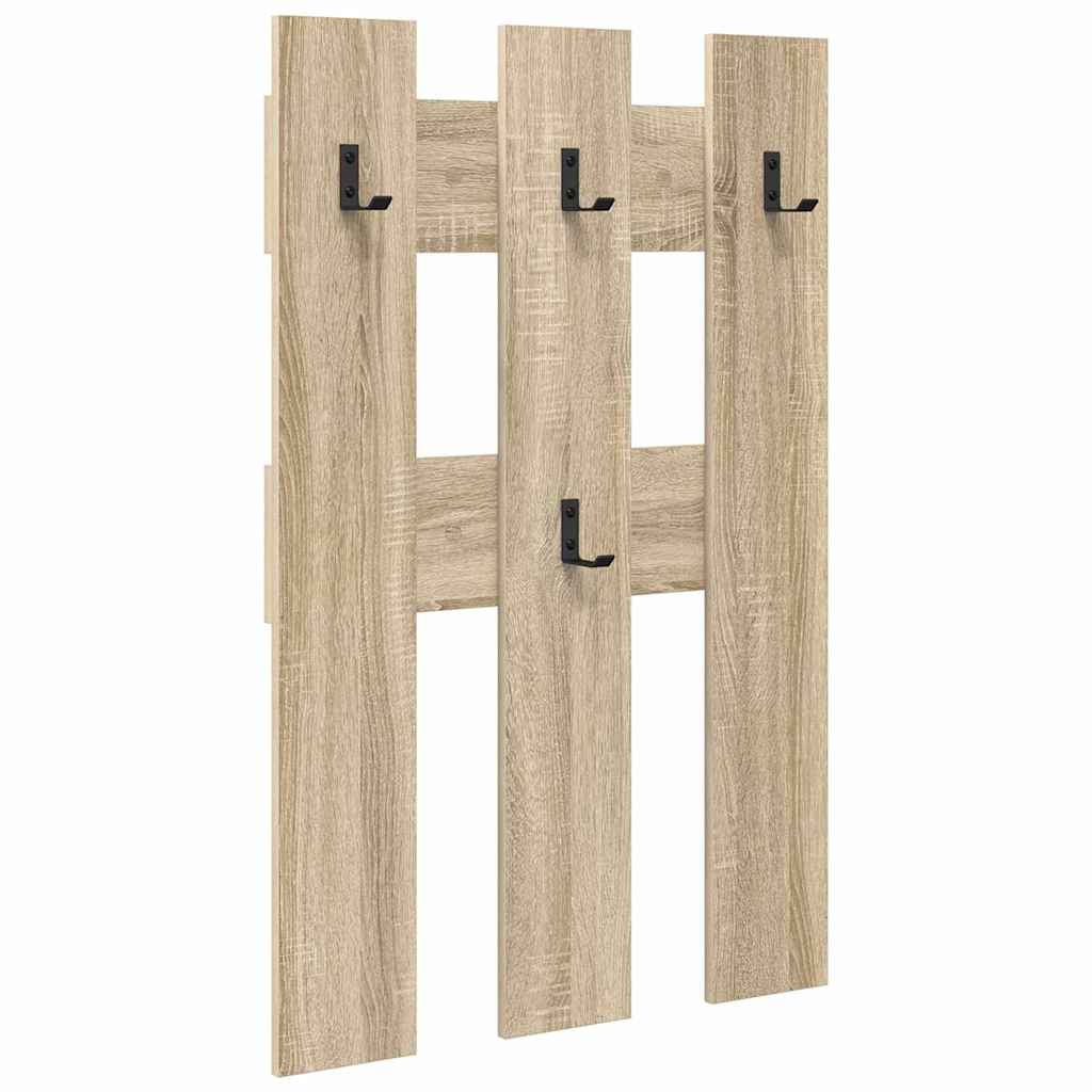 Wall-Mounted Coat Rack Wall-Mounted Sonoma Oak 65 x 3 x 100 cm
