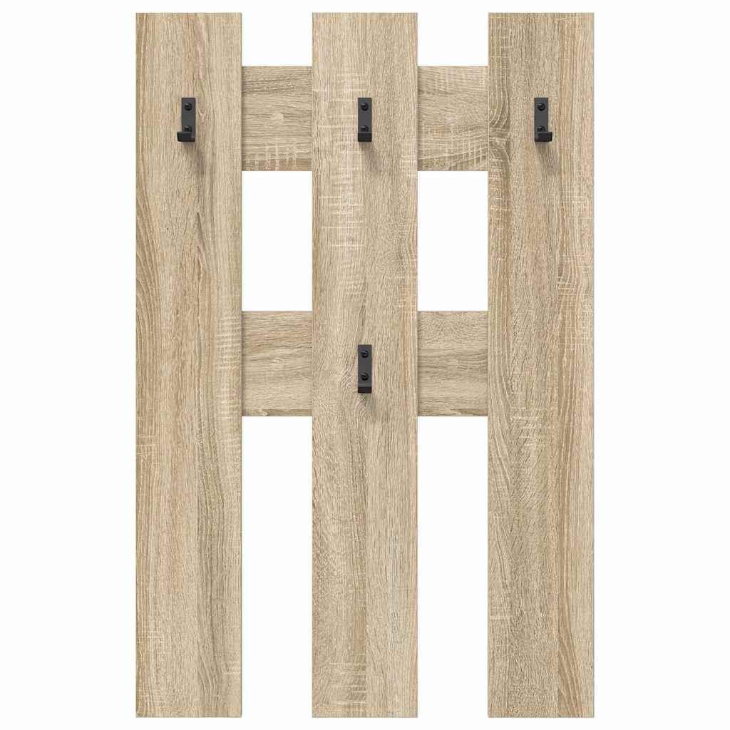 Wall-Mounted Coat Rack Wall-Mounted Sonoma Oak 65 x 3 x 100 cm