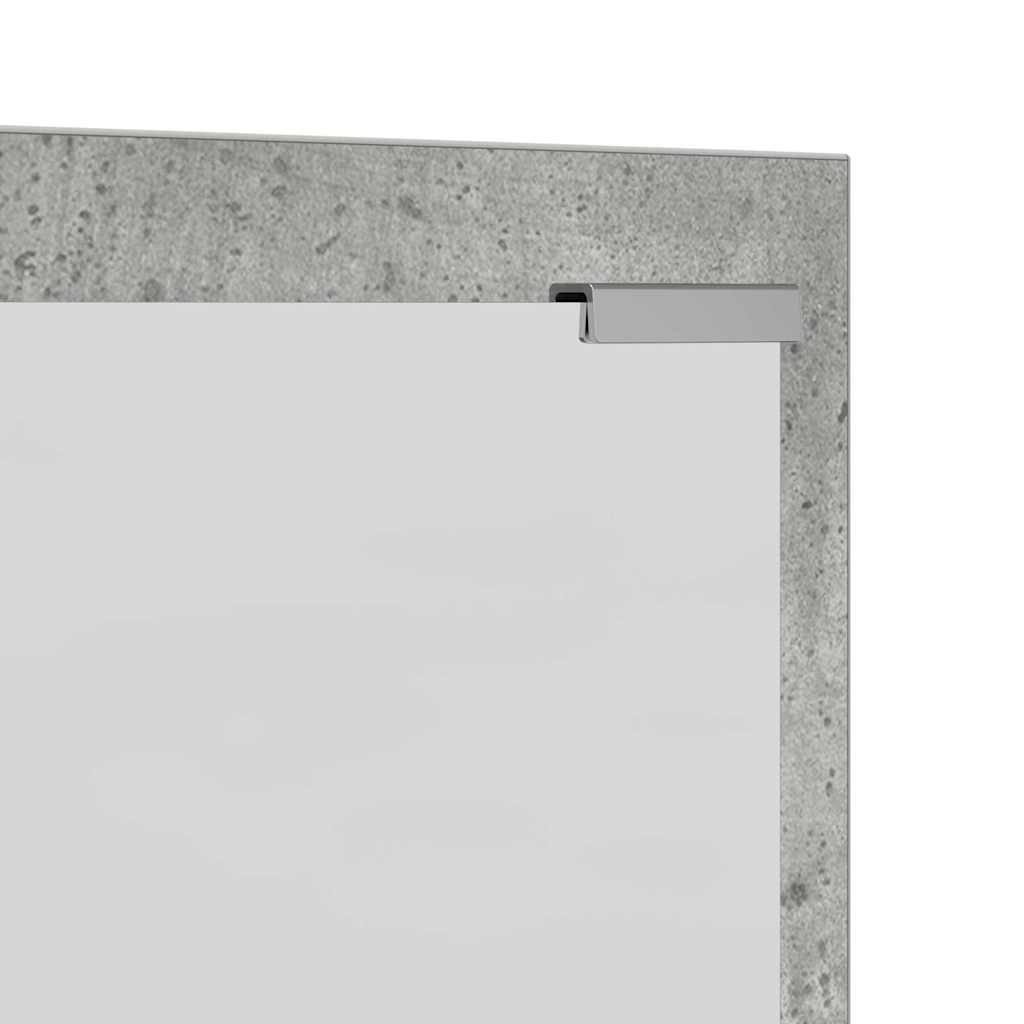 Wall-Mounted Coat Rack Concrete Grey 100 x 10 x 100 cm