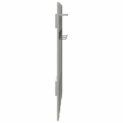 Wall-Mounted Coat Rack Concrete Grey 100 x 10 x 100 cm