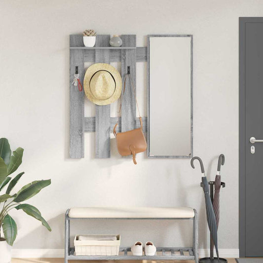Wall-Mounted Coat Rack Wall-Mounted Grey Sonoma Engineered wood