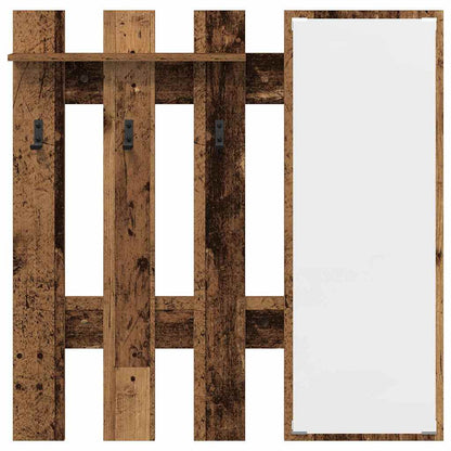 Wall-Mounted Coat Rack Wall-mounted Old Wood 100 x 10 x 100 cm