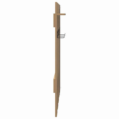 Wall-Mounted Coat Rack Artisan Oak 100 x 10 x 100 cm