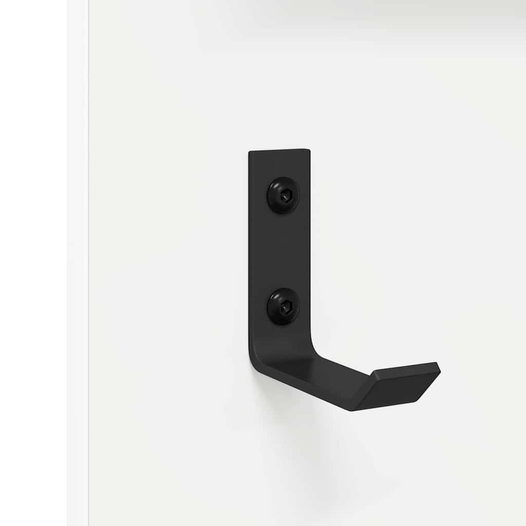 Wall-Mounted Coat Rack Wall-Mounted White 90 x 10 x 50 cm