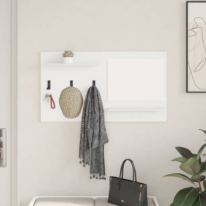 Wall-Mounted Coat Rack Wall-Mounted White 90 x 10 x 50 cm