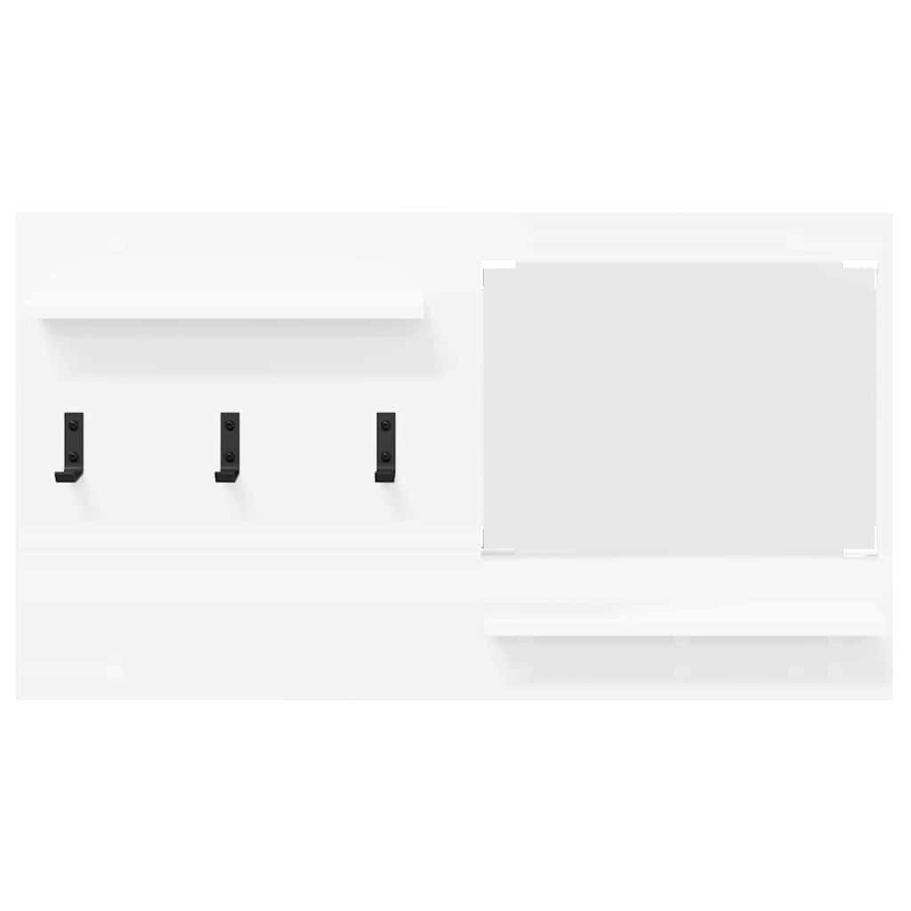 Wall-Mounted Coat Rack Wall-Mounted White 90 x 10 x 50 cm