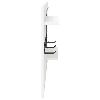 Wall-Mounted Coat Rack Wall-Mounted White 90 x 10 x 50 cm