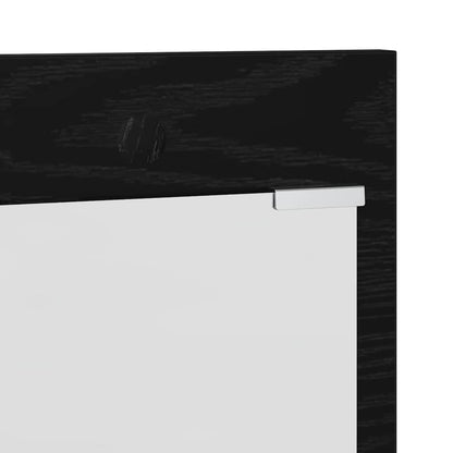 Wall-Mounted Coat Rack Wall-Mounted Black Oak 90 x 10 x 50 cm