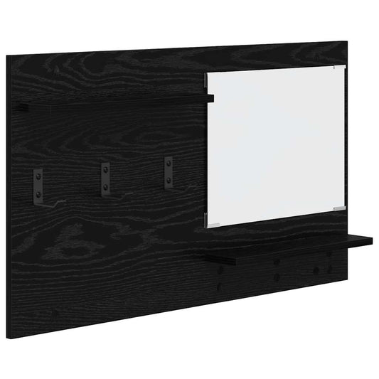 Wall-Mounted Coat Rack Wall-Mounted Black Oak 90 x 10 x 50 cm