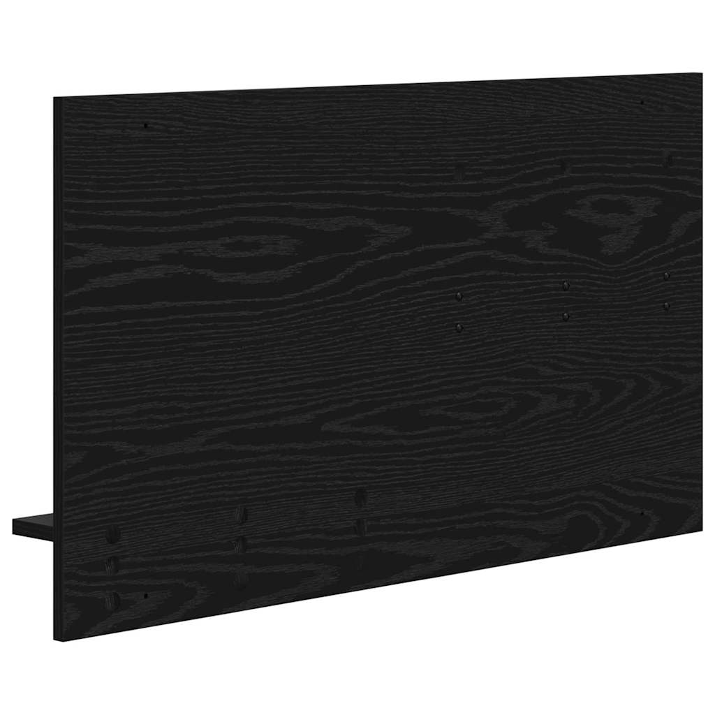 Wall-Mounted Coat Rack Wall-Mounted Black Oak 90 x 10 x 50 cm