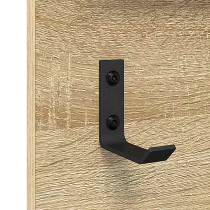 Wall-Mounted Coat Rack Wall-Mounted Sonoma Oak 90 x 10 x 50 cm