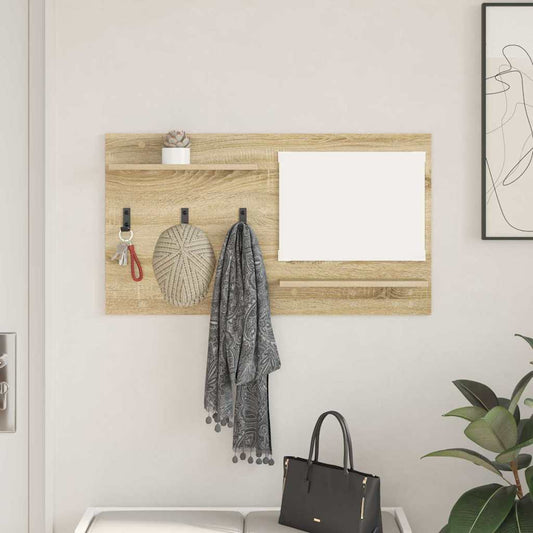 Wall-Mounted Coat Rack Wall-Mounted Sonoma Oak 90 x 10 x 50 cm