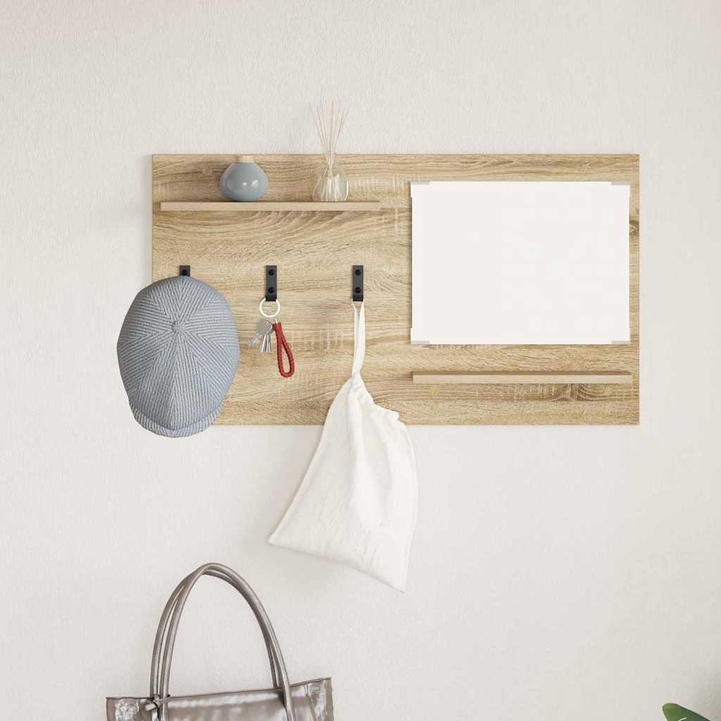 Wall-Mounted Coat Rack Wall-Mounted Sonoma Oak 90 x 10 x 50 cm