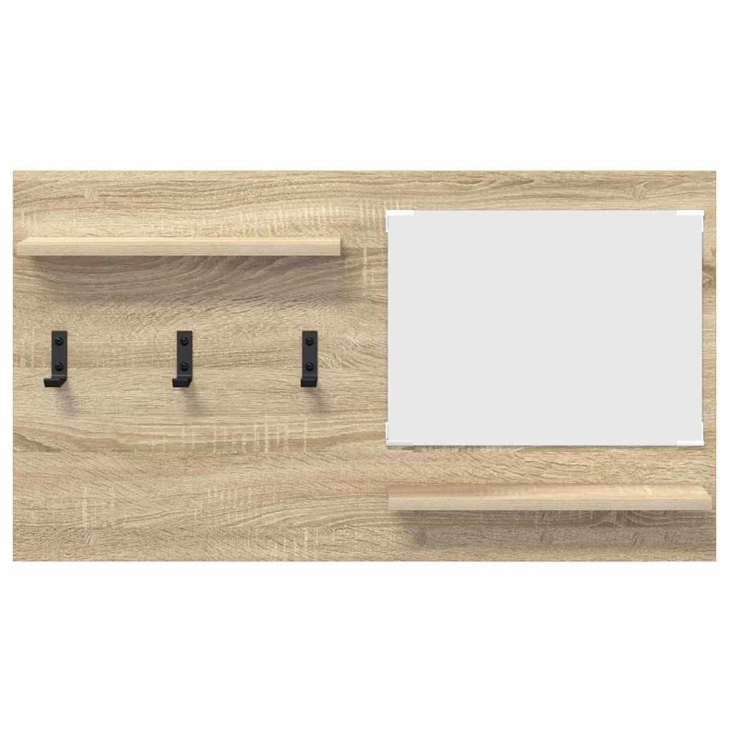 Wall-Mounted Coat Rack Wall-Mounted Sonoma Oak 90 x 10 x 50 cm