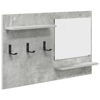Wall-Mounted Coat Rack Wall-Mounted Concrete Grey