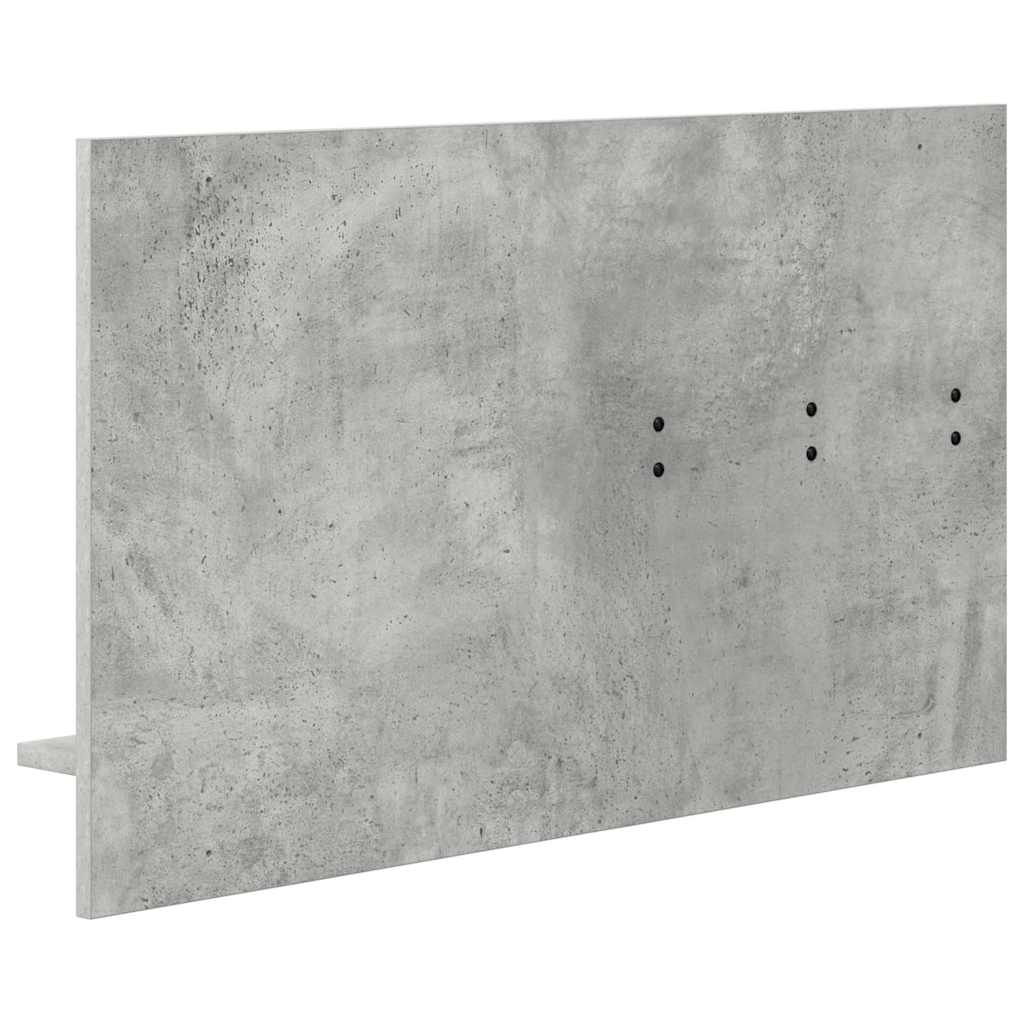Wall-Mounted Coat Rack Wall-Mounted Concrete Grey