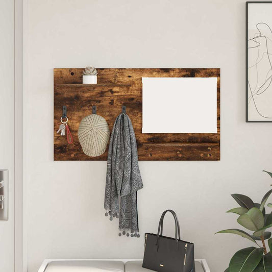 Wall-Mounted Coat Rack Wall-Mounted Smoked Oak 90 x 10 x 50 cm