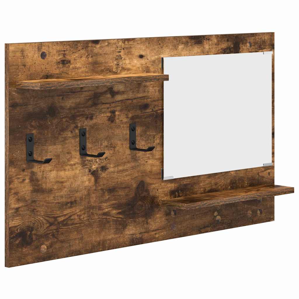 Wall-Mounted Coat Rack Wall-Mounted Smoked Oak 90 x 10 x 50 cm