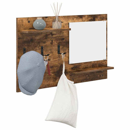 Wall-Mounted Coat Rack Wall-Mounted Smoked Oak 90 x 10 x 50 cm