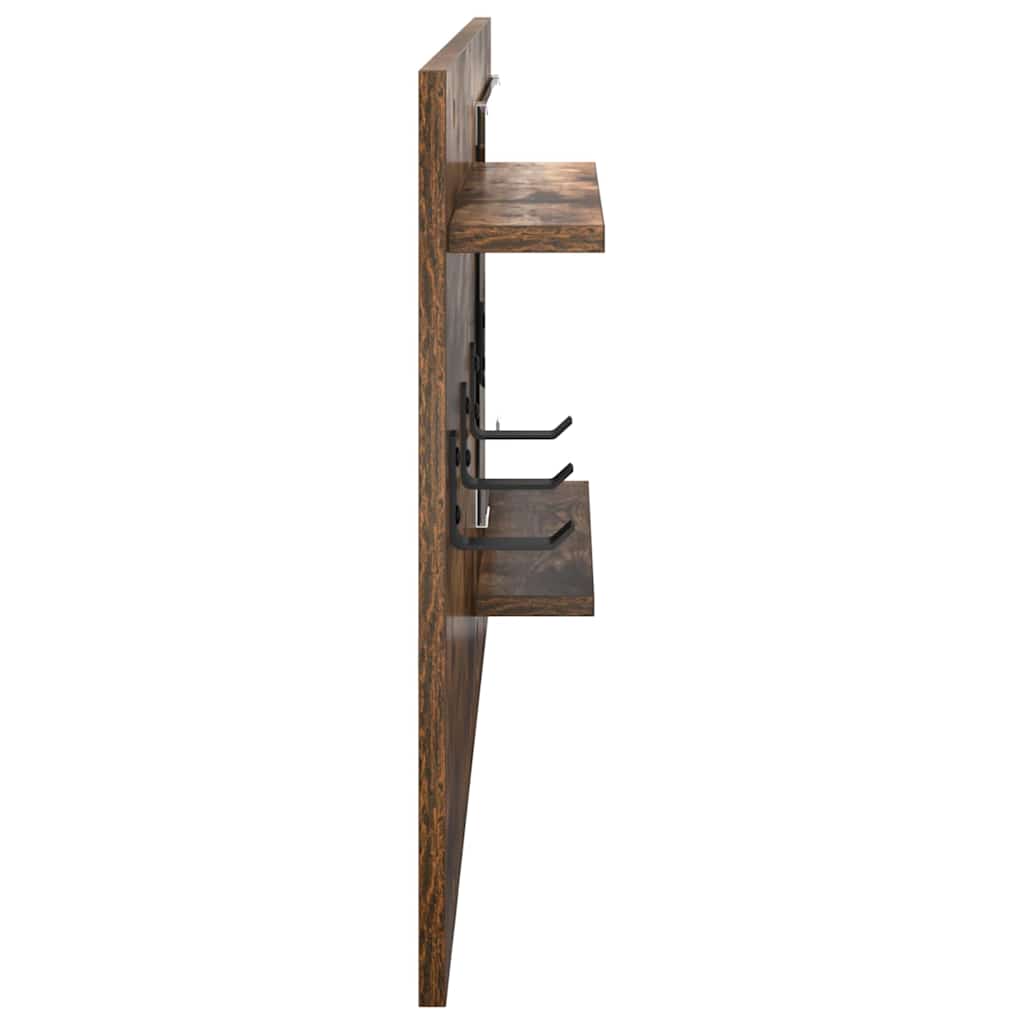 Wall-Mounted Coat Rack Wall-Mounted Smoked Oak 90 x 10 x 50 cm