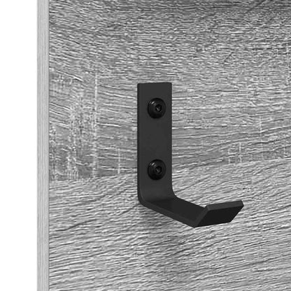 Wall-Mounted Coat Rack Wall-Mounted Grey Sonoma 90 x 10 x 50 cm