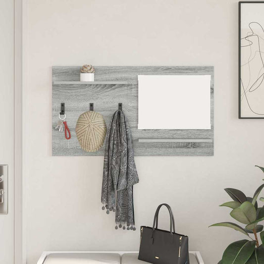 Wall-Mounted Coat Rack Wall-Mounted Grey Sonoma 90 x 10 x 50 cm