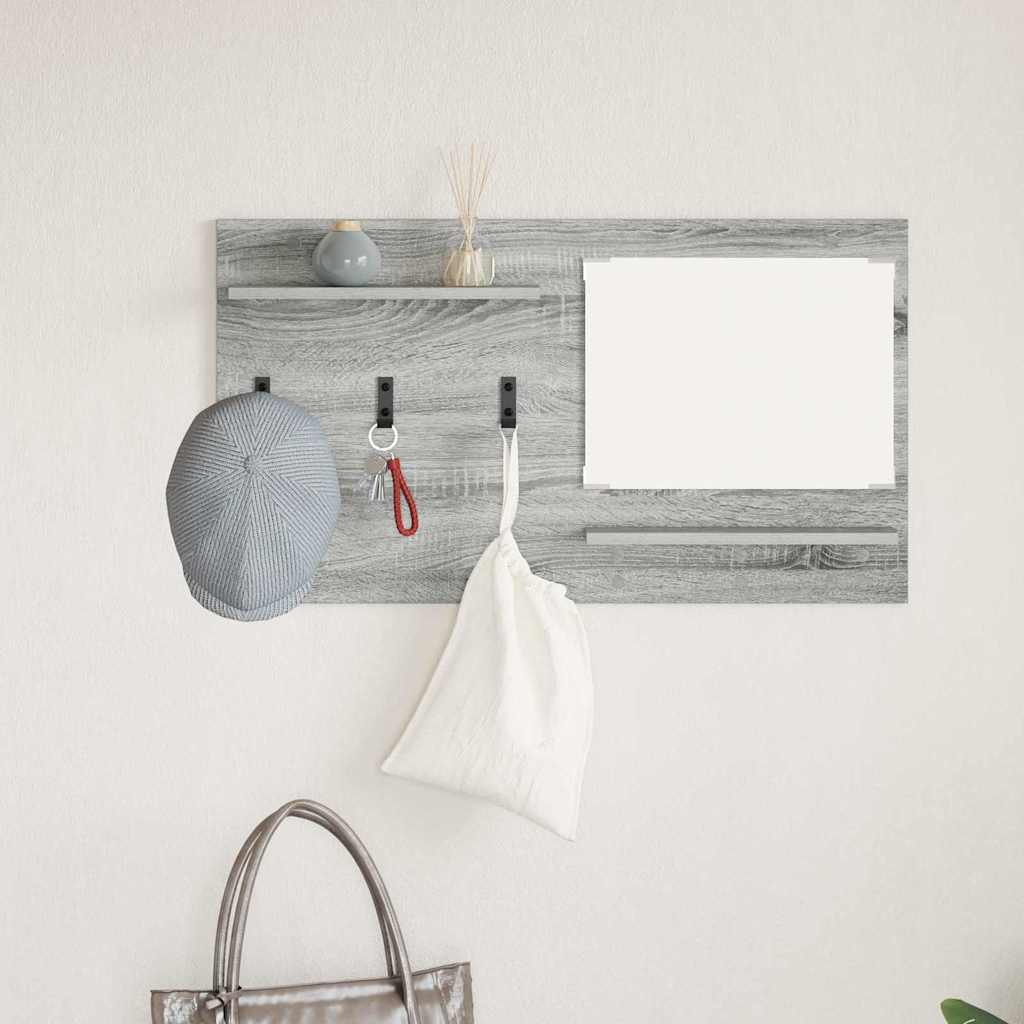 Wall-Mounted Coat Rack Wall-Mounted Grey Sonoma 90 x 10 x 50 cm