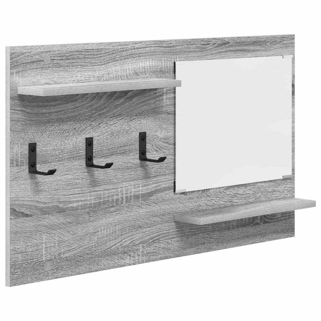 Wall-Mounted Coat Rack Wall-Mounted Grey Sonoma 90 x 10 x 50 cm
